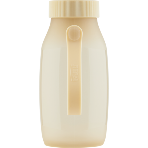 실리팟 실리콘 핸디 보틀, 샌드베이지, 400ml, 1개