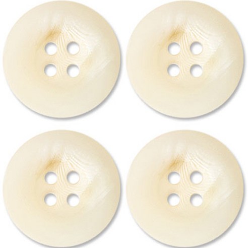 동대문단추왕 무광 코트 가디건 단추 30mm, 브레인/IV, 4개