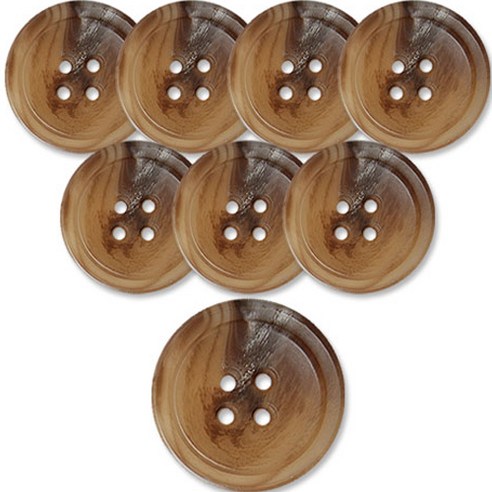 동대문단추왕 무광 코트 가디건 단추 쿠바 DBG 18mm, 8개, 베이지