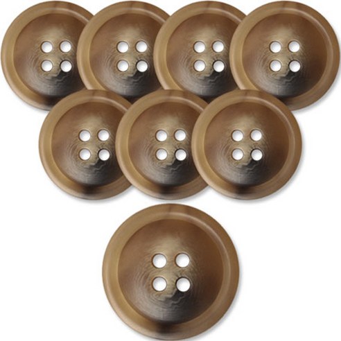 동대문단추왕 고급 무광 코트 가디건 단추 베이지 25mm, 호동 DBG, 8개