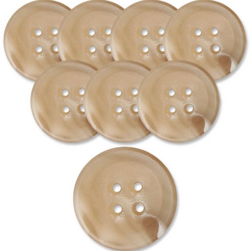 동대문단추왕 고급 무광 코트 가디건 단추 15mm, 메신저떼BG, 8개