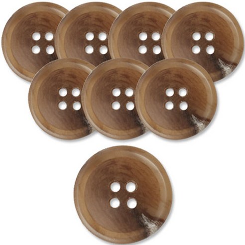 동대문단추왕 고급 무광 코트 가디건 단추 베이지 25mm, 디젤 DBG, 8개