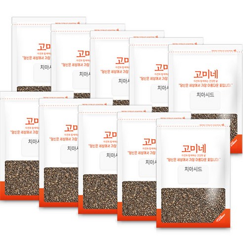 고미네 치아시드, 200g, 10개
