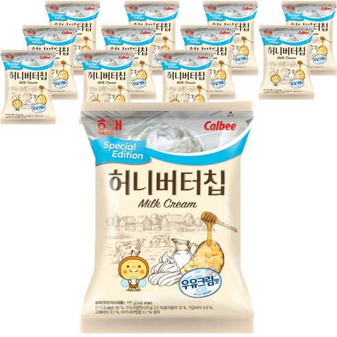 해태제과 허니버터칩 우유크림맛, 12개, 110g
