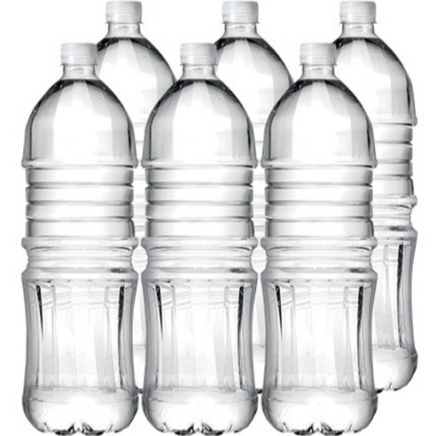 아워홈 지리산수 무라벨, 2L, 6개