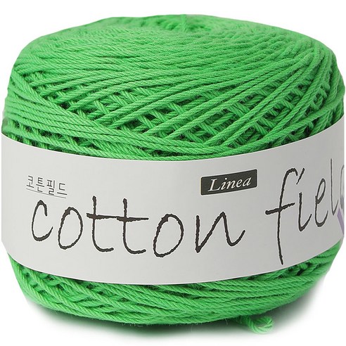 니뜨 코튼 필드 뜨개실 80g, 328 라이트그린, 1개