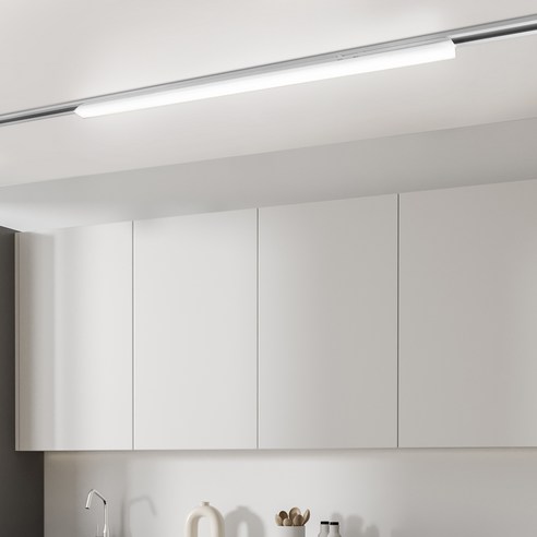 볼벤다-황동 레일조명용 등기구 1개 15 원하 티로드 레일조명 T7 900mm 티라인 LED 25W 주광색 삼성칩 플리커프리, 화이트