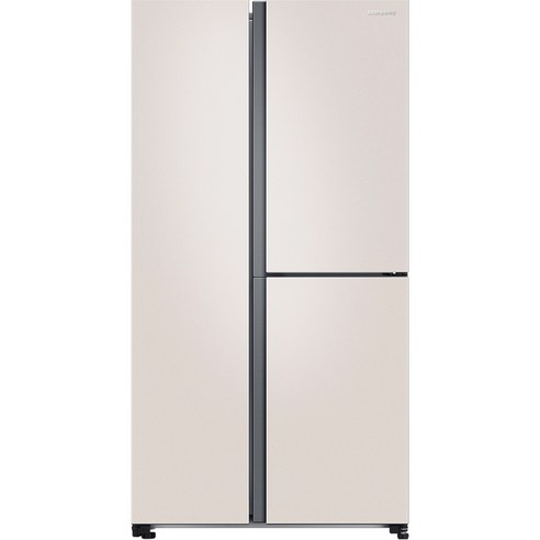 넓은 용량과 일등급 에너지효율을 지닌 삼성전자 양문형 냉장고 845L