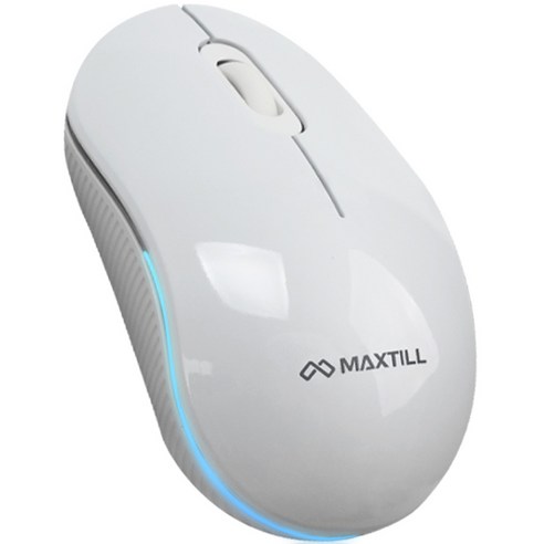 맥스틸 C타입 무소음 충전식 블루투스 무선 마우스: 조용하고 편안한 컴퓨팅