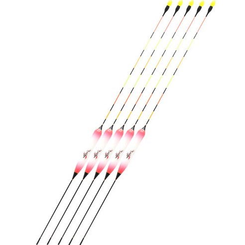 싸파 유선 나노 핑크 매화찌 민물 낚시찌 40cm, 혼합색상, 5개
