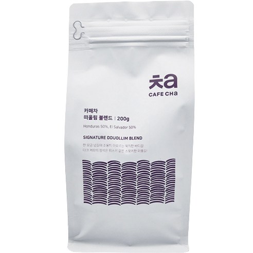 카페차 떠올림 블렌드 원두, 200g, 1개, 홀빈(분쇄안함)