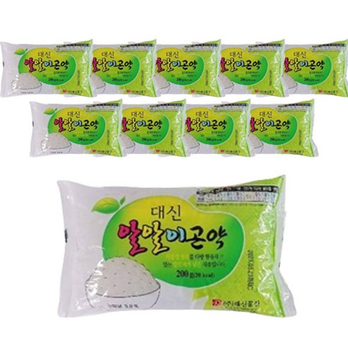 알알이 곤약쌀 200g x 12개 100g당 10Kcal 대신물산 습식타입