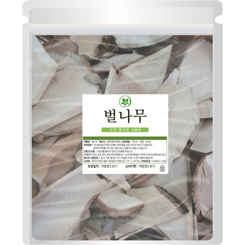 천지가약초 벌나무 굵은 가지 슬라이스, 1개