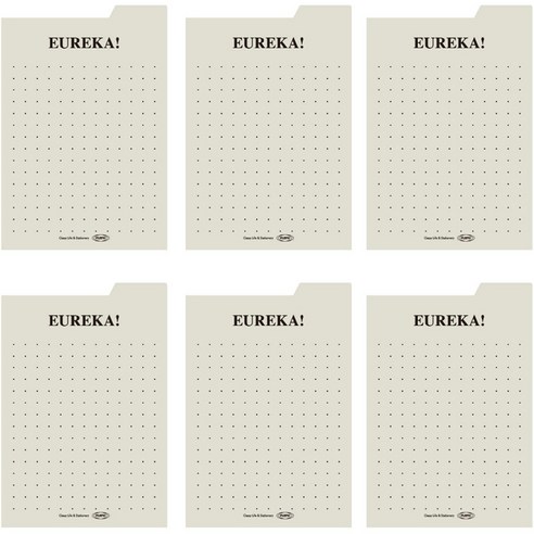 플레픽 스티키 점착식 인덱스 메모지 12 EUREKA, 그린, 1개입, 6개
