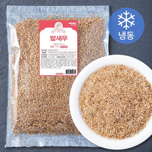 바다원 국내산 밥새우 (냉동), 300g, 1개