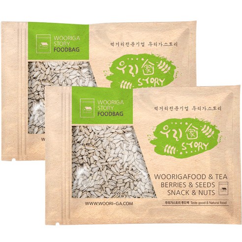 우리가스토리 해바라기씨 미국산, 1kg, 2개