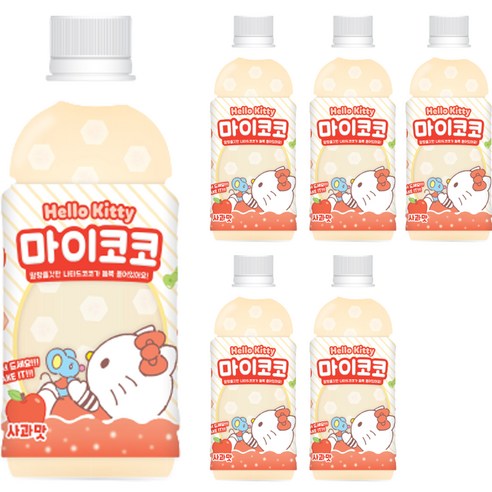 헬로키티 마이코코 사과맛, 6개, 340ml