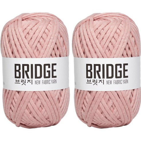 yarna 브릿지 패브릭얀 80g, 203.연분홍, 2개