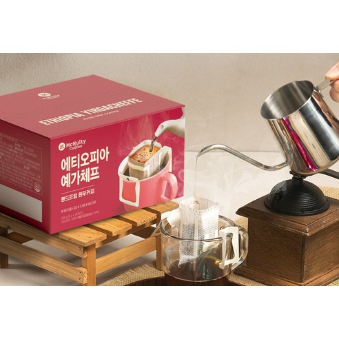 맥널티 핸드드립 커피 에티오피아 예가체프: 고원의 향취를 담은 풍부한 맛