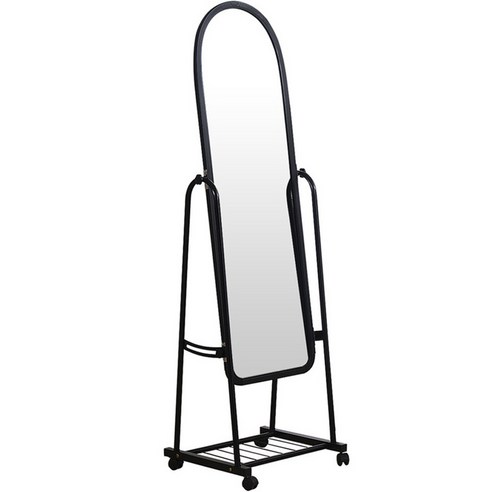 코끼리리빙 이동식 전신거울 L 44 x 160 cm TFA-4416, 화이트