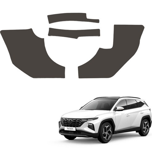 메이튼 스크래치 순정 컬러 가죽 카울사이드 커버 SC, 투싼 NX4, 다크브라운(C542-2)