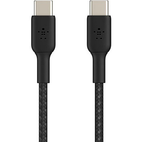 벨킨 부스트업 브레이디드 USB-C to C타입 고속 충전 케이블 CAB004bt2M, 블랙, 1개, 2m