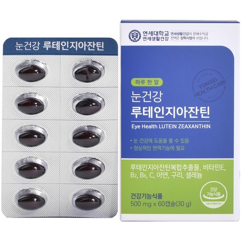 연세생활건강 눈건강 루테인지아잔틴 30g, 60정, 1개