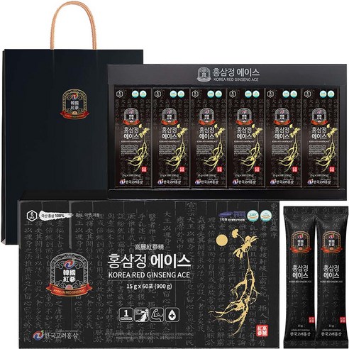 한국고려홍삼 홍삼정 에이스 10p + 쇼핑백, 150g, 6개