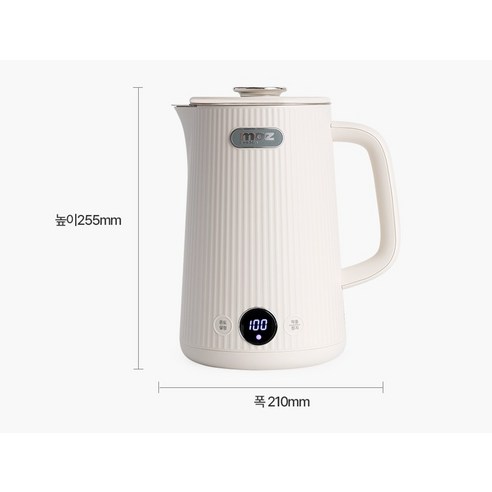 세련된 디자인과 완벽한 기능의 조화, 모즈 스테인레스 보온 전기포트