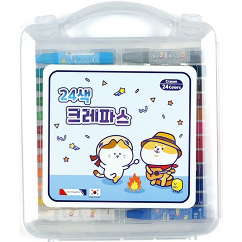 탐사 다양한 무늬 드로잉 패턴 모음 색종이, 500매, 60색 학습완구/교구 11 모닝글로리 6000 크레파스 블루, 24색, 1개
