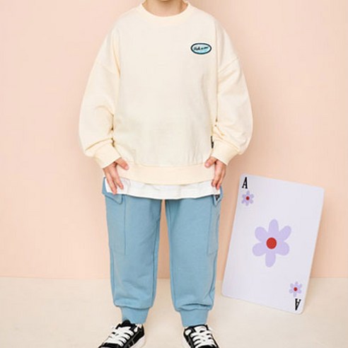 童裝時尚男孩女孩普通服裝上下褲套裝男孩男孩女孩女孩春秋季節