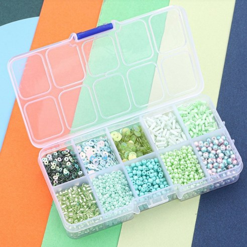 알로데 색상별 팔찌 반지 만들기 DIY 비즈 공예 ONE SIZE, NO 12, 1개