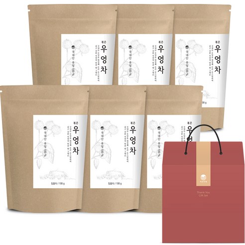자연지애 볶은 우엉차, 100g, 1개입, 6개