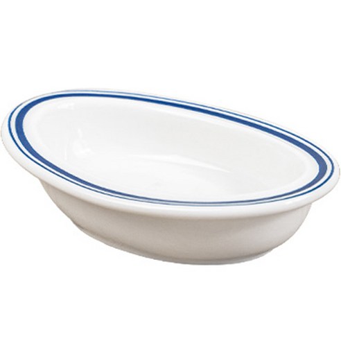 시라쿠스 메이플 타원 소스볼 10cm, 라인블루, 1개