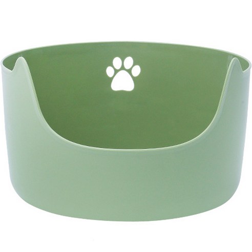 랜보어 반려동물 튐방지 반밀폐 화장실, 그린