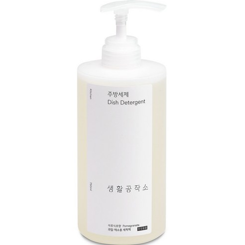 생활공작소 석류식초향 주방세제, 750ml, 1개