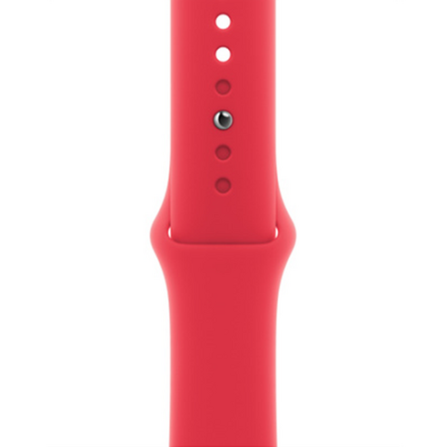 Apple 정품 애플워치 스포츠 밴드, 38/40/41mm, S,M, PRODUCT RED