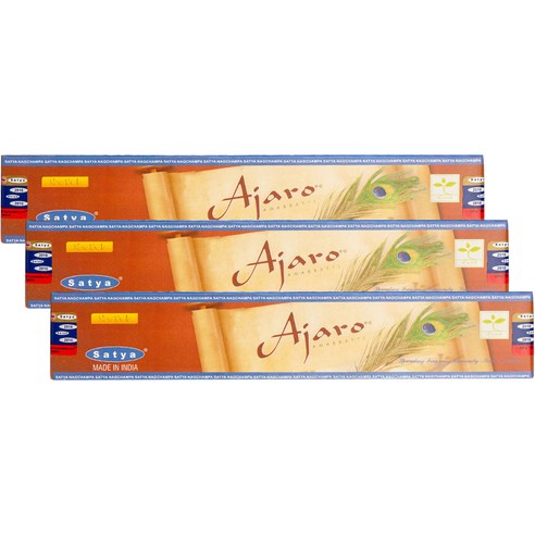 사티아 인센스 스틱 15g x 3p, 아자로