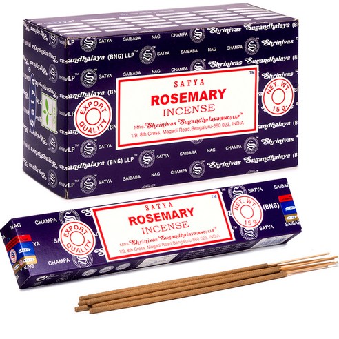 사티아 스틱 인센스 15g x 12p, 로즈마리