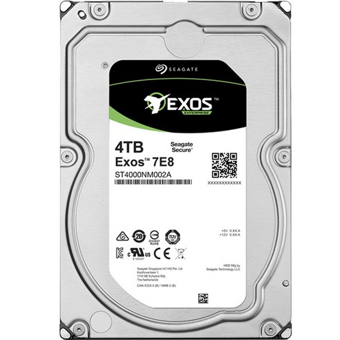 씨게이트 Exos 7E8 7200 256M HDD, ST4000NM002A, 4TB