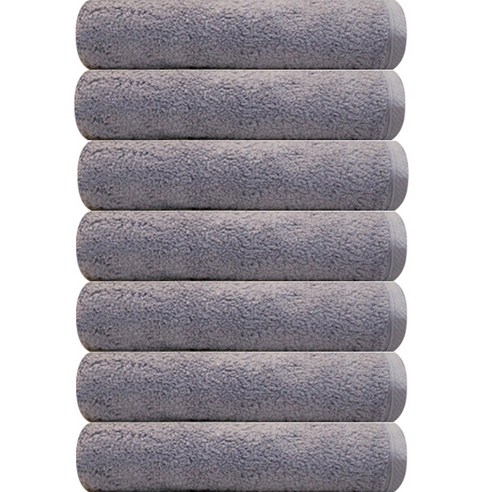 송월타올 헤비 호텔수건 180g 40수, 그레이, 7개