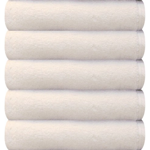 송월타올 헤비 호텔수건 180g 40수, 화이트, 5개