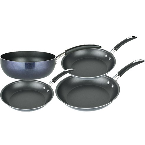 마이어 래디언스 인덕션 멀티 프라이팬 세트 4개, 블루, 1세트, 팬 22cm + 팬 25cm + 팬 28cm + 멀티팬 24cm