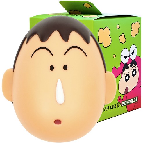 벨르아망 맹구 빅페이스 리필형 차량용 방향제 본품, 1개, 플라윗
