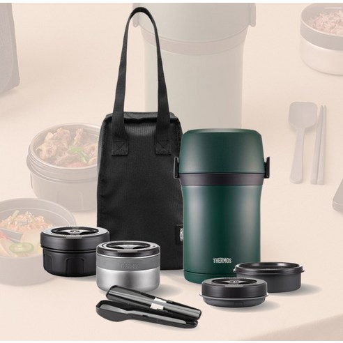 언제 어디서나 따뜻한 식사를 즐길 수 있는 써모스 도시락