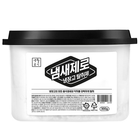 생활공식 냄새제로 냉장고 탈취제, 300g, 1개