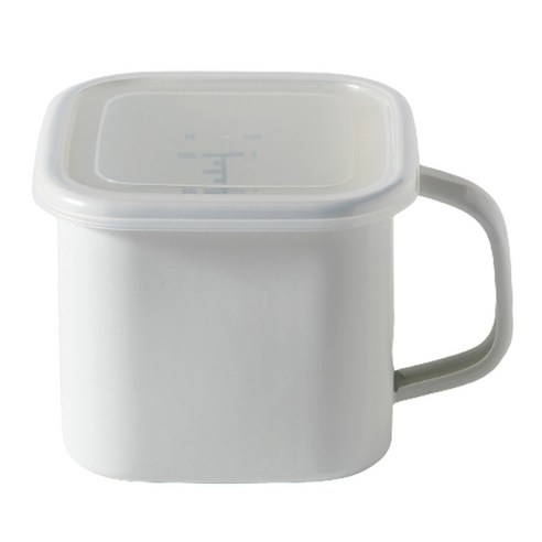 모다키친 인덕션 사각 핸들 법랑냄비 1.45L, 14cm, 민트, 1개