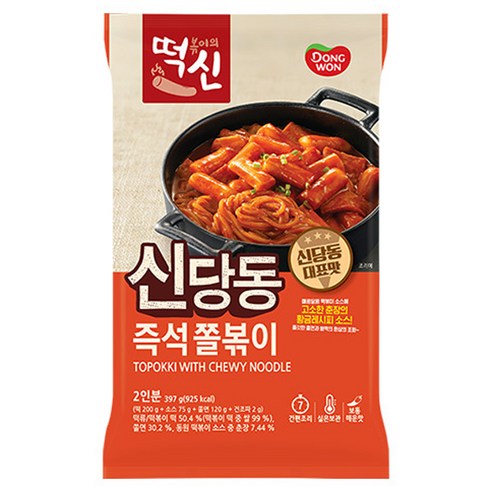 떡볶이의 신 신당동 즉석 쫄볶이, 397g, 1개