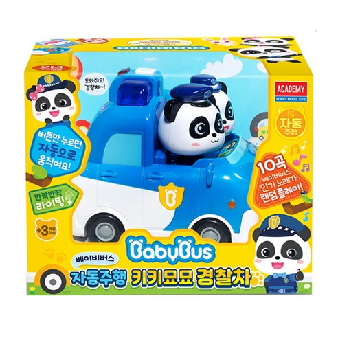 토이캅 베이비버스 아동용 자동주행 키키묘묘 경찰차 S21003, 혼합색상 Best Top5