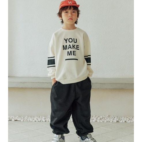 아이들의 편안함과 스타일을 책임지는 똑똑한 쇼핑, 바브키즈 유메이크미 맨투맨